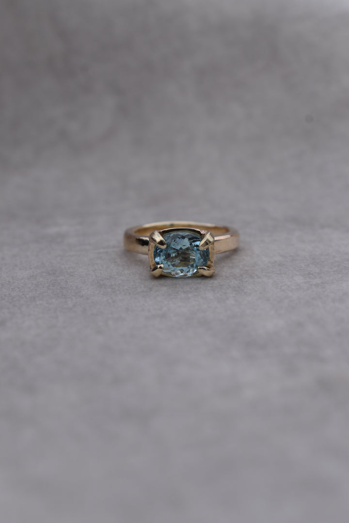 gold aquamarine solitare engagement ring gold ring engagement ring wedding band gold yellow gold 9ct blue topaz diamond engagement ring tiffany engagement ring jewellery