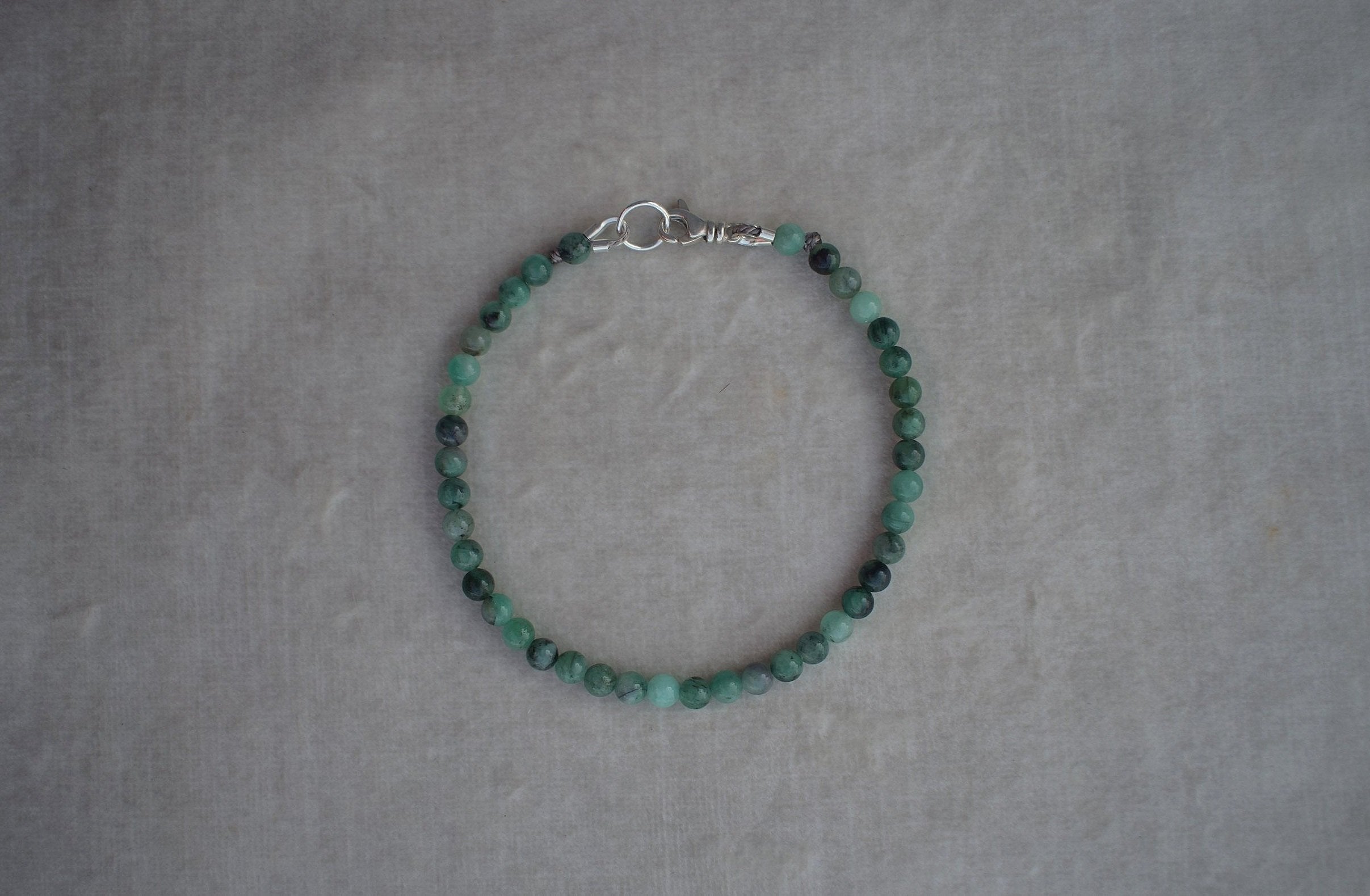 Mens personalised beaded bracelet silver bangle cuff mens bracelet personalised jewellery engraved bangle
Men’s jewellery style emeralds beads semi precious beaded bracelet