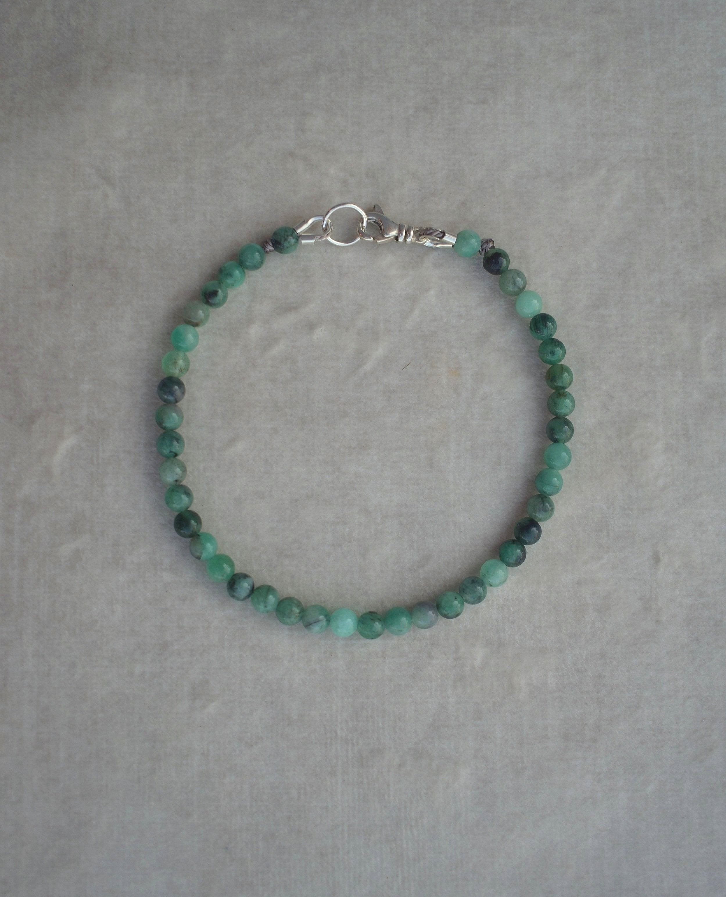 Mens personalised beaded bracelet silver bangle cuff mens bracelet personalised jewellery engraved bangle
Men’s jewellery style emeralds beads semi precious beaded bracelet