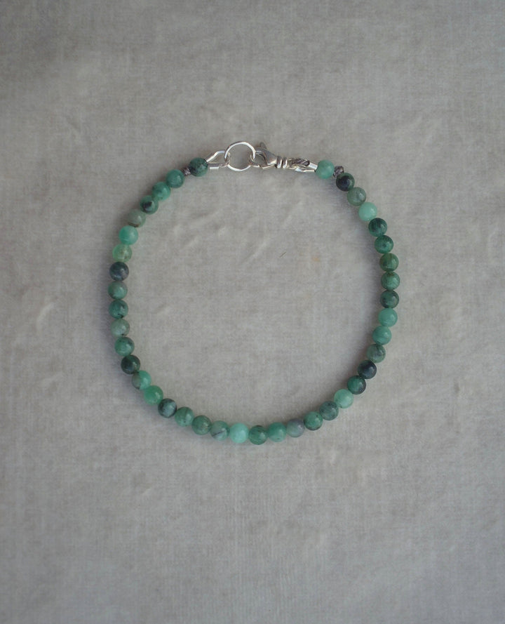 Mens personalised beaded bracelet silver bangle cuff mens bracelet personalised jewellery engraved bangle
Men’s jewellery style emeralds beads semi precious beaded bracelet
