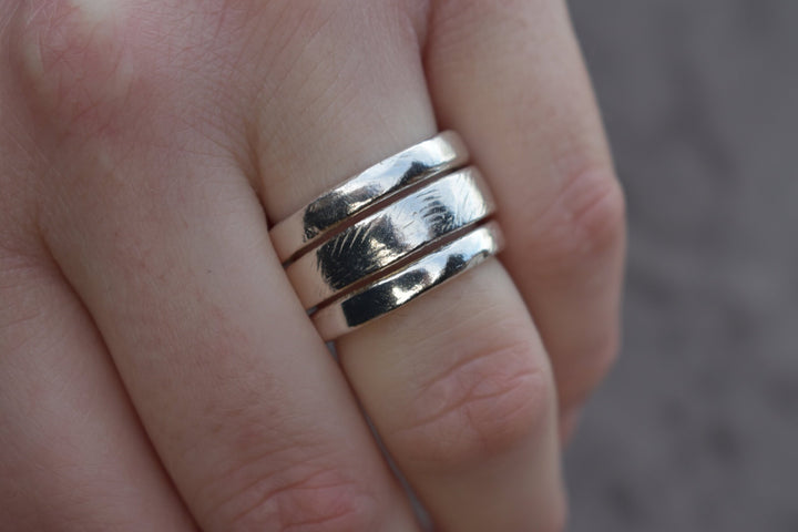 Mens personalised stamped silver ring heavy silver mens band wedding ring promise ring personalised jewellery engraved ring mens ring mens jewellery engagement ring for men
Ladies Wedding ring silver stack ring