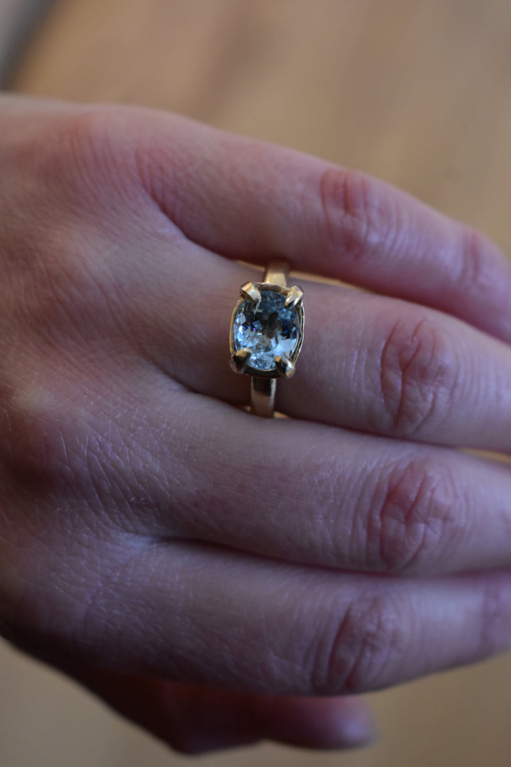 gold aquamarine solitare engagement ring gold ring engagement ring wedding band gold yellow gold 9ct blue topaz diamond engagement ring tiffany engagement ring