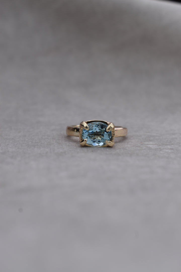 gold aquamarine solitare engagement ring gold ring engagement ring wedding band gold yellow gold 9ct blue topaz diamond engagement ring tiffany engagement ring