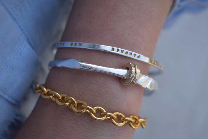 gold link bracelet charm bracelet stacking bracelet personalised engraved bracelet gold charm bracelet