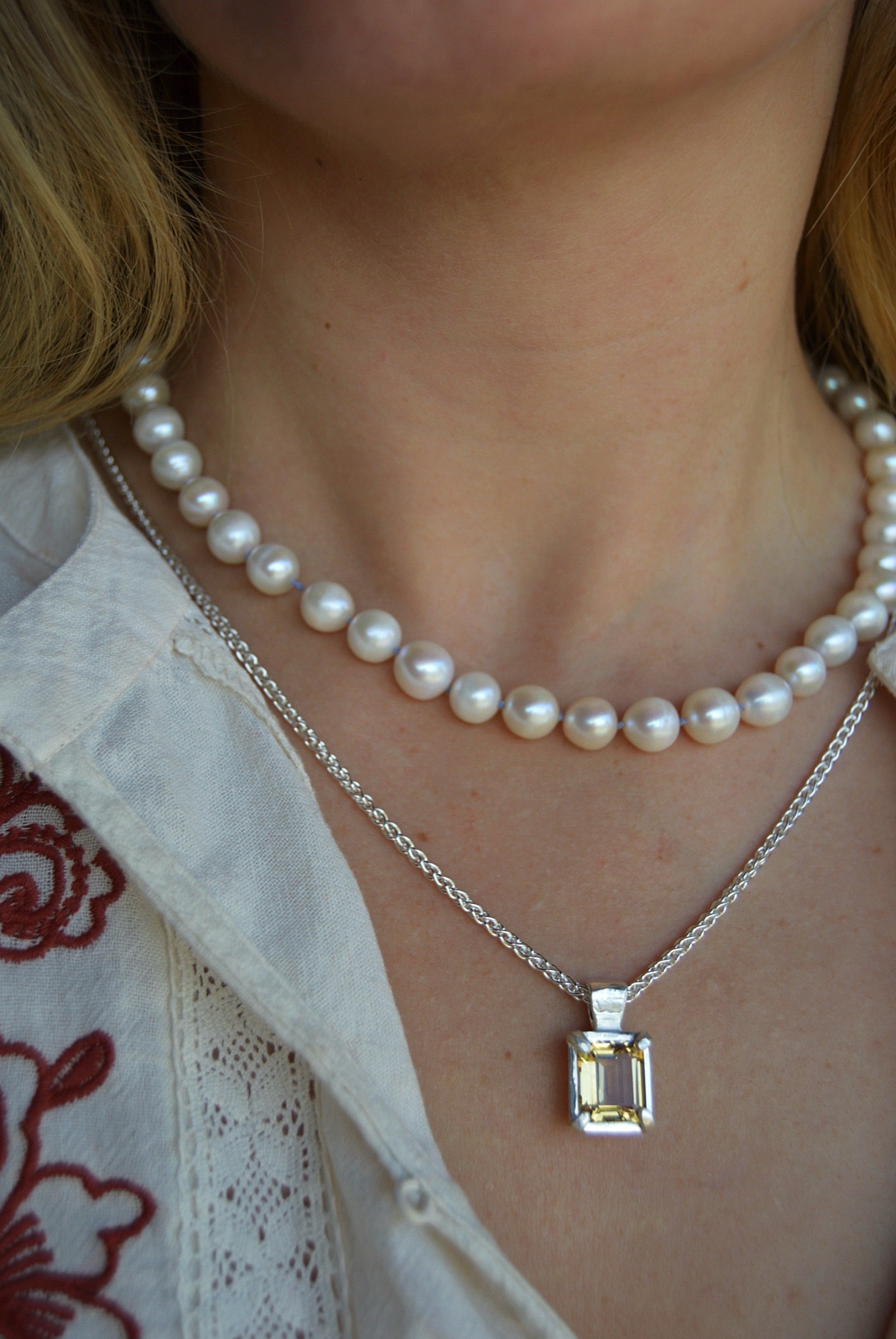 Margarita Necklace pearls