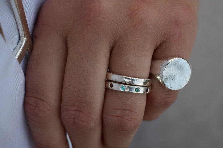 Solid silver hand carved round signet ring. Available to order in 9ct gold.
Men's small signet ring round silver gold ring men's signet small
women's small round signet ring men's wedding ring