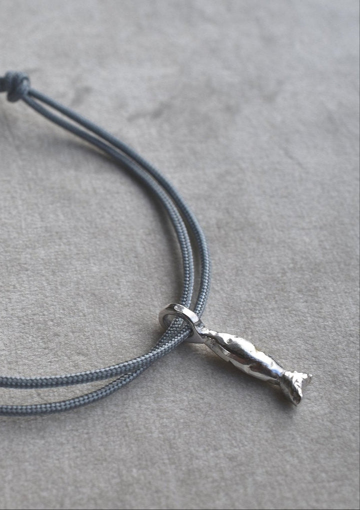 fish charm bracelet silver fish fathers day gift silver fish jewellery 